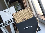 CHANEL | Boy Bag Beige Calfskin - A67086 - 25cm - 1