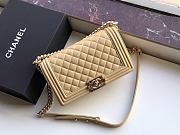 CHANEL | Boy Bag Beige Calfskin - A67086 - 25cm - 4