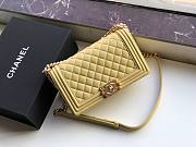 CHANEL | Boy Bag light yellow Calfskin - A67086 - 25cm - 4