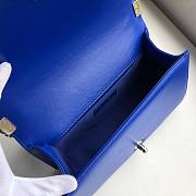 CHANEL | Boy Bag Blue Calfskin - A67086 - 25cm - 6