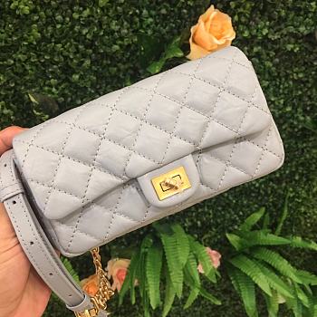 Chanel | Reissue 2.55 Waist Bag gray - A57791 - 16 x 5 x 9.5 cm