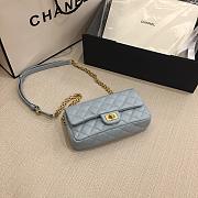 Chanel | Reissue 2.55 Waist Bag gray - A57791 - 16 x 5 x 9.5 cm - 4