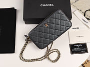 CHANEL | Small Black Quilted Clutch With Chain - A82527 - 10×19×4cm - 2