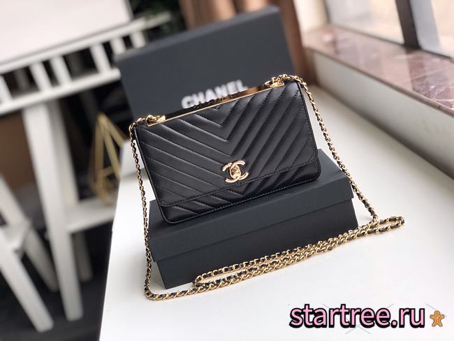 Chanel | Woc Wallet On Chain Black - A80982 - 19x13.5x3.5cm - 1