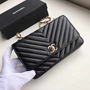 Chanel | Woc Wallet On Chain Black - A80982 - 19x13.5x3.5cm - 4