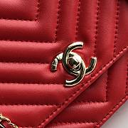 Chanel | Woc Wallet On Chain Red - A80982 - 19x13.5x3.5cm - 3