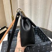 CHANEL | Lambskin Curved Flap Bag Black - AS0416 - 24cm - 4