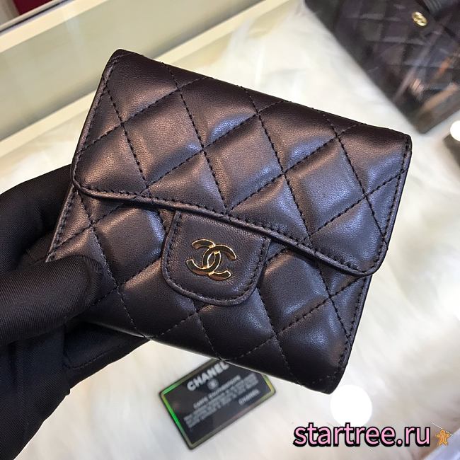 CHANEL | Classic small flap wallet Tri-fold - A82288 - 10.5 x 11.5 x 3cm - 1