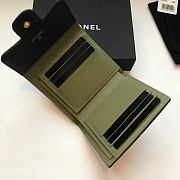 CHANEL | small Black flap wallet in grain - A82288 - 10.5 x 11.5 x 3cm - 6