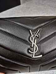 YSL | Toy LOULOU Black Silver - 467072 - 20 x 14 x 7 cm - 2