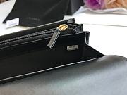 CHANEL | Long Black Flap Wallet - A80286 - 10.5 × 19 × 3 cm - 5