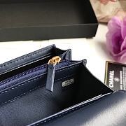 CHANEL | Long Dark Blue Wallet - A80286 - 10.5 × 19 × 3 cm - 4