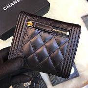 CHANEL | Boy Black Golden Wallet - A80734 - 10.5 × 11.5 × 3 cm - 5