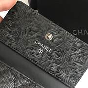 CHANEL | Boy Black Silver Wallet in Grain - A80734 - 10.5 × 11.5 × 3 cm - 4