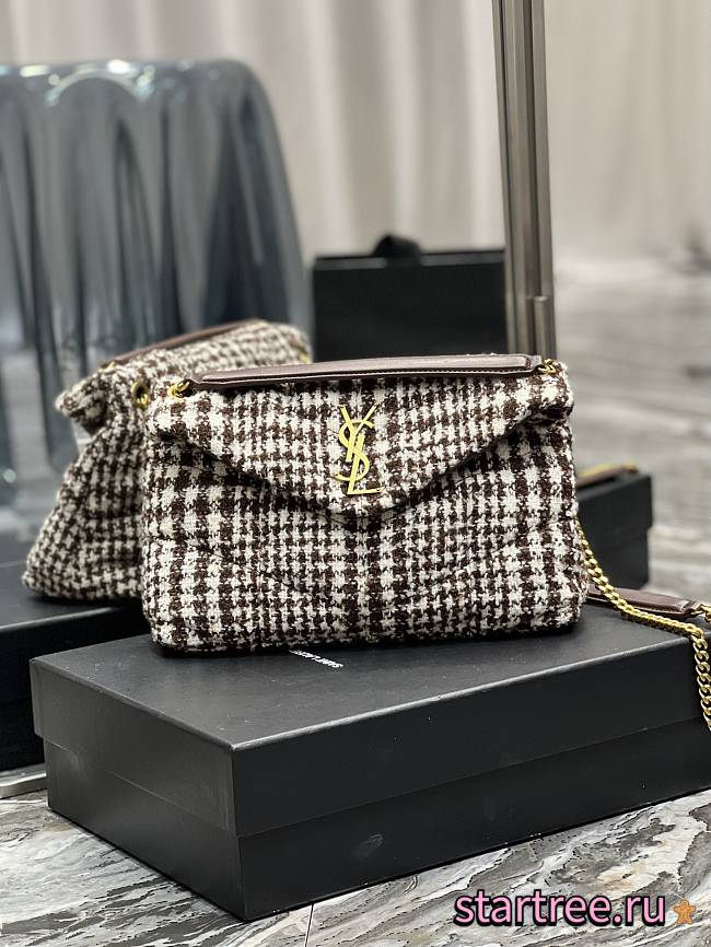 YSL | Loulou Puffer woolen Bag - 577476 - 29×17×11cm - 1