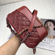 CHANEL | Gabrielle Clutch Dark Red - A94505 - 18 x 6 x 11 cm - 6