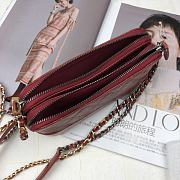 CHANEL | Gabrielle Clutch Dark Red - A94505 - 18 x 6 x 11 cm - 3