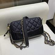 CHANEL | Gabrielle Clutch Dark Black In Grain- A94505 - 18 x 6 x 11 cm - 1