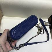 CHANEL | Gabrielle Clutch Dark Blue in Grain - A94505 - 18 x 6 x 11 cm - 6