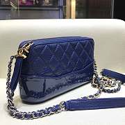 CHANEL | Gabrielle Clutch Dark Blue in Grain - A94505 - 18 x 6 x 11 cm - 4