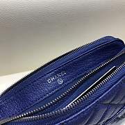 CHANEL | Gabrielle Clutch Dark Blue in Grain - A94505 - 18 x 6 x 11 cm - 3