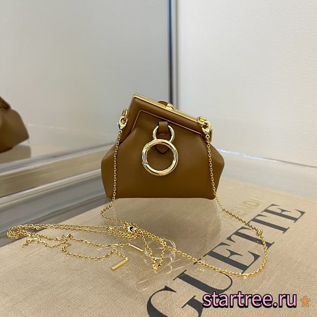 Fendi | First Charm Caramel - 7AS051 - 11.5x5.5x10cm - 1