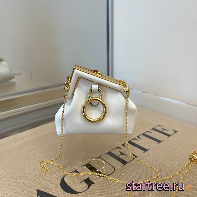 Fendi | First Charm White - 7AS051 - 11.5x5.5x10cm - 1