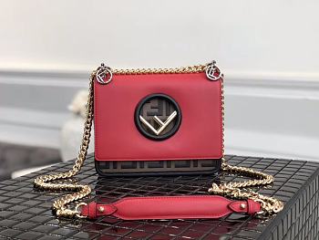 Fendi | KAN I F SMALL Red - 8BT286 - 19 x 9 x 15cm