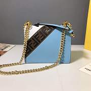 Fendi |  Kan I Mania White Bag - 19cm - 5