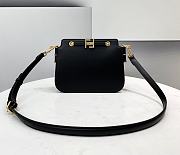 Fendi | TOUCH Black leather bag - 8BT349 - 26.5 x 10 x 19cm - 1