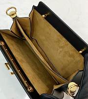 Fendi | TOUCH Black leather bag - 8BT349 - 26.5 x 10 x 19cm - 2