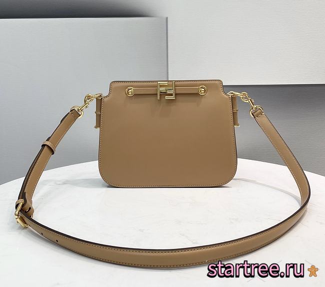Fendi | TOUCH Light Brown leather bag - 8BT349 - 26.5 x 10 x 19cm - 1