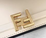 Fendi | TOUCH White leather bag - 8BT349 - 26.5 x 10 x 19cm - 4