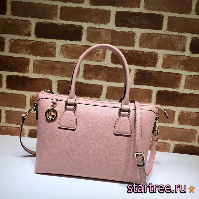 GUCCI | Interlocking G Charm Pink Bag - 449659 - 30 x 22 x 12 cm - 1