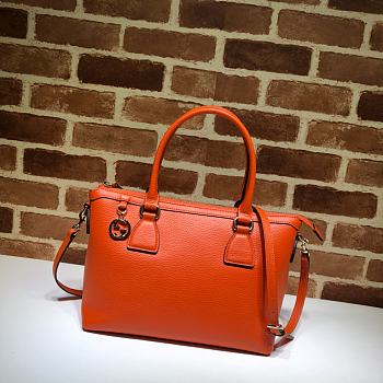 GUCCI | Interlocking G Charm Orange Bag - 449659 - 30 x 22 x 12 cm