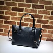 GUCCI | Interlocking G Charm Black Bag - 449659 - 30 x 22 x 12 cm - 1