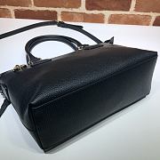 GUCCI | Interlocking G Charm Black Bag - 449659 - 30 x 22 x 12 cm - 3