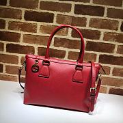 GUCCI | Interlocking G Charm Red Bag - 449659 - 30 x 22 x 12 cm - 1