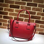 GUCCI | Interlocking G Charm Red Bag - 449659 - 30 x 22 x 12 cm - 2