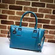 GUCCI | Interlocking G Charm Turquoise Bag - 449659 - 30 x 22 x 12 cm - 1