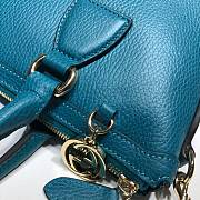 GUCCI | Interlocking G Charm Turquoise Bag - 449659 - 30 x 22 x 12 cm - 5