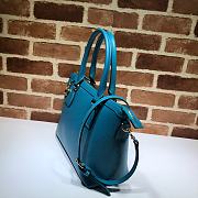 GUCCI | Interlocking G Charm Turquoise Bag - 449659 - 30 x 22 x 12 cm - 3