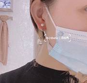 DIOR | letter star pearl stud earring 04 - 3