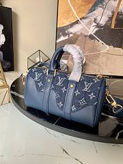 Louis Vuitton | blue Keepall - 20 x 10 x 5 cm - 3