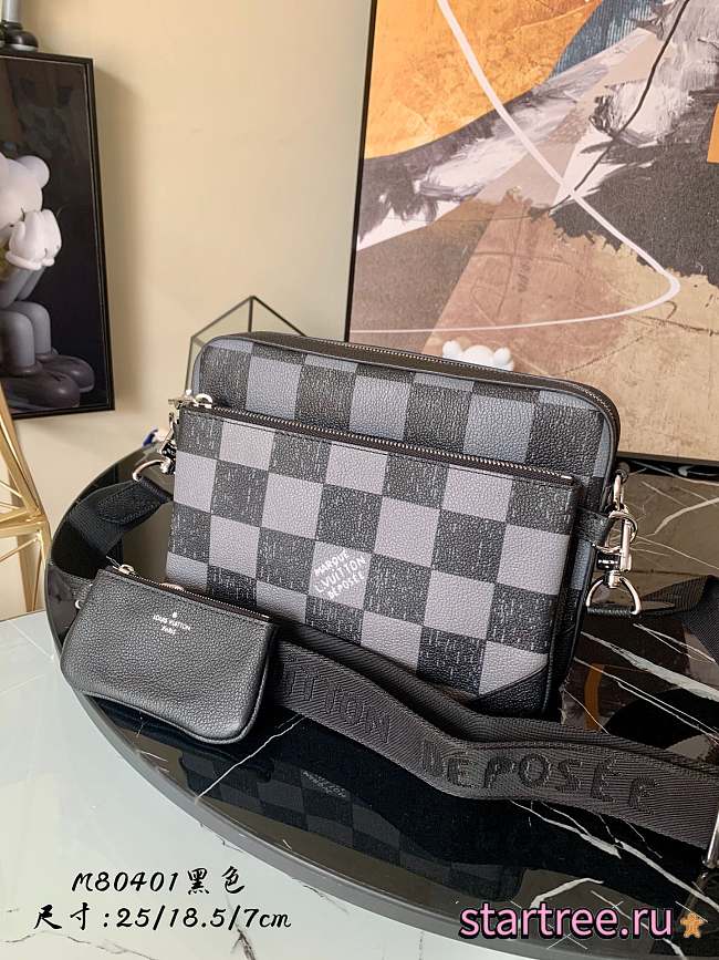 Louis Vuitton | Trio Messenger bag - N80401 - 25 x 18.5 x 7 cm - 1