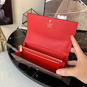 Louis Vuitton | Sarah Wallet Christmas 2021 - M80861 - 19 x 10 cm - 4