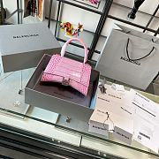 Balenciaga | Hourglass Small Bag In Light Pink  - 1