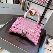 Balenciaga | Hourglass Small Bag In Light Pink  - 5