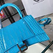 Balenciaga | Hourglass Small Bag In Sea Blue - 2