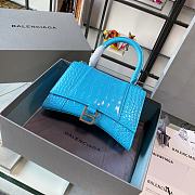 Balenciaga | Hourglass Small Bag In Sea Blue - 3